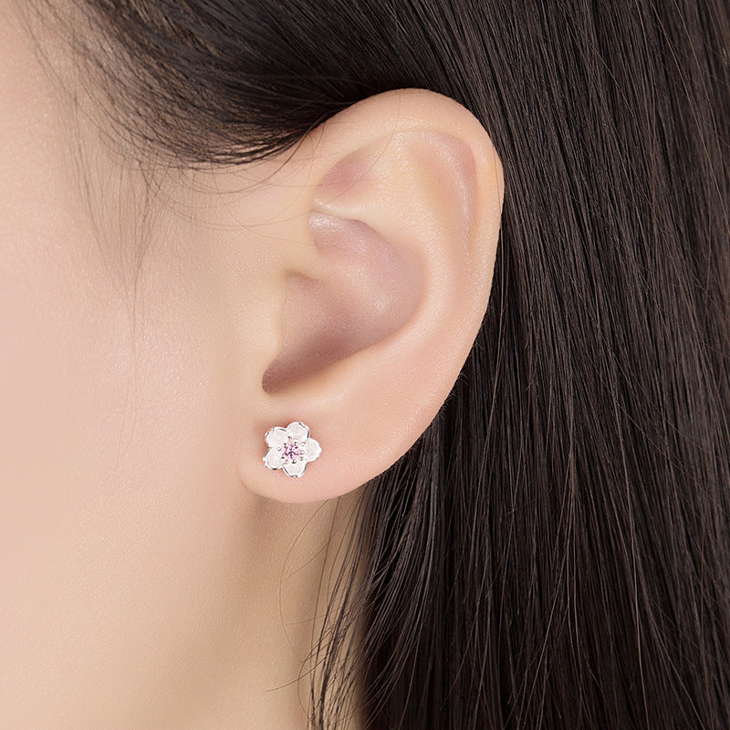 Brinco Flor de Cristal
