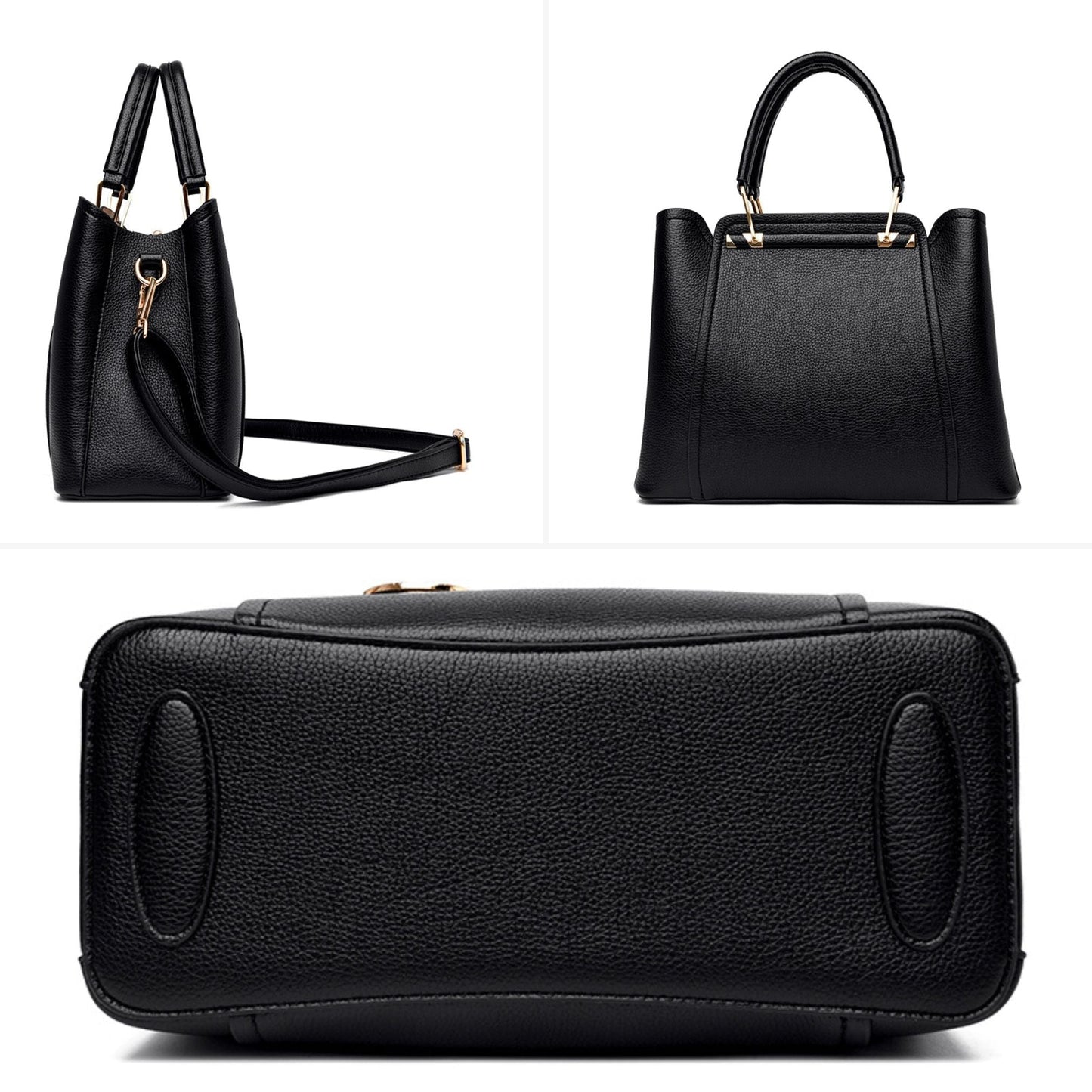Bolsa de Couro Legítimo Transversal Luxury