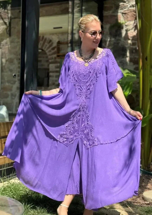Vestido Lucia Boho Chic Rendado