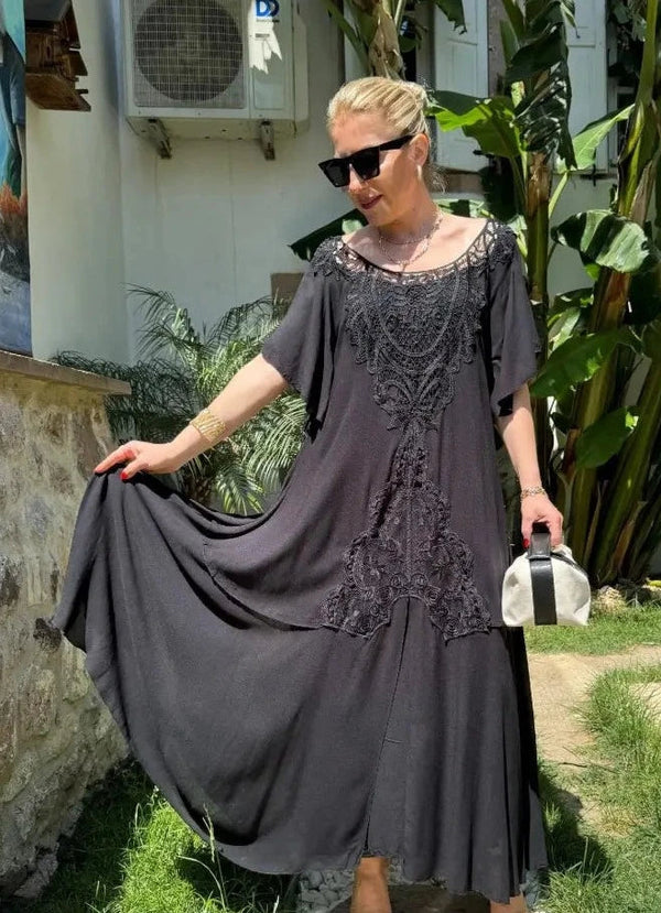 Vestido Lucia Boho Chic Rendado