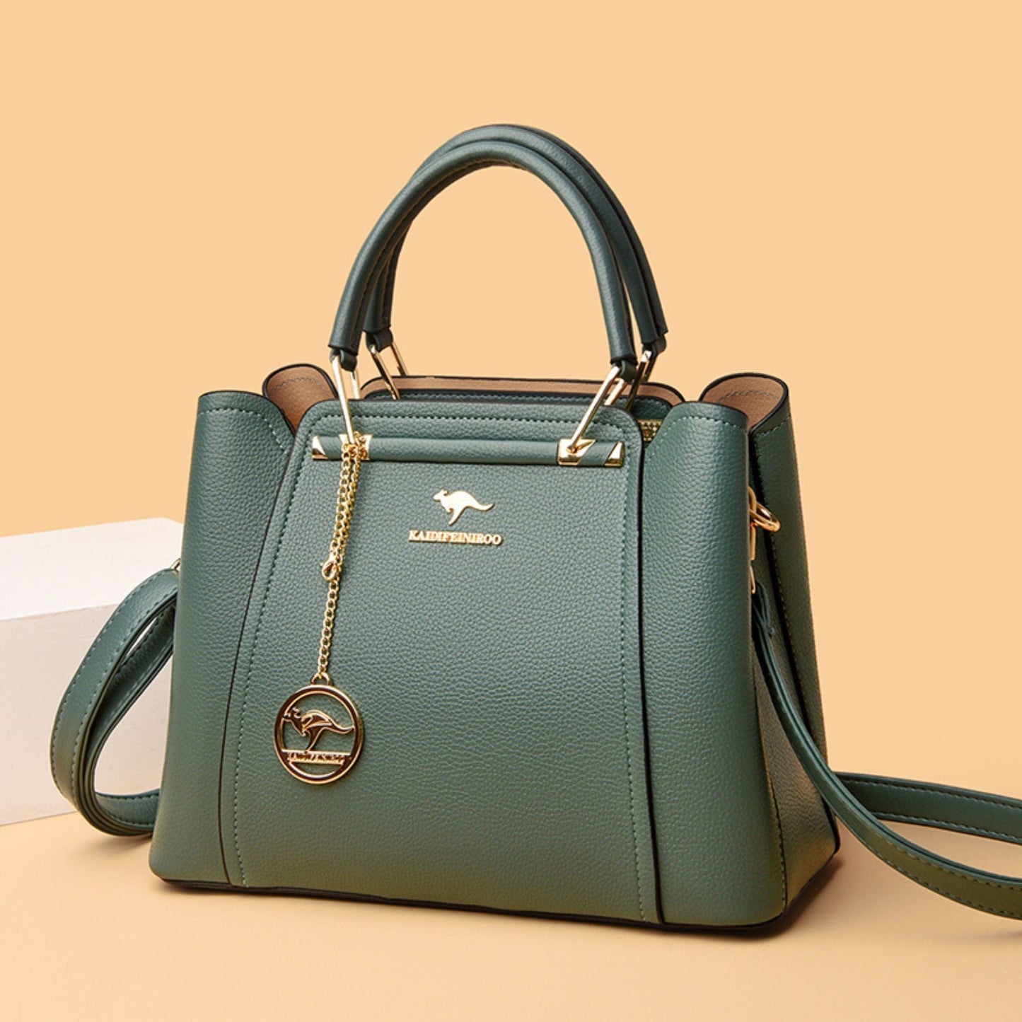 Bolsa de Couro Legítimo Transversal Luxury