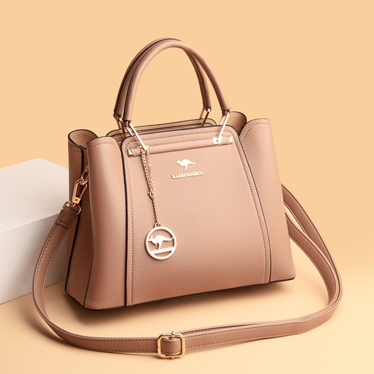 Bolsa de Couro Legítimo Transversal Luxury