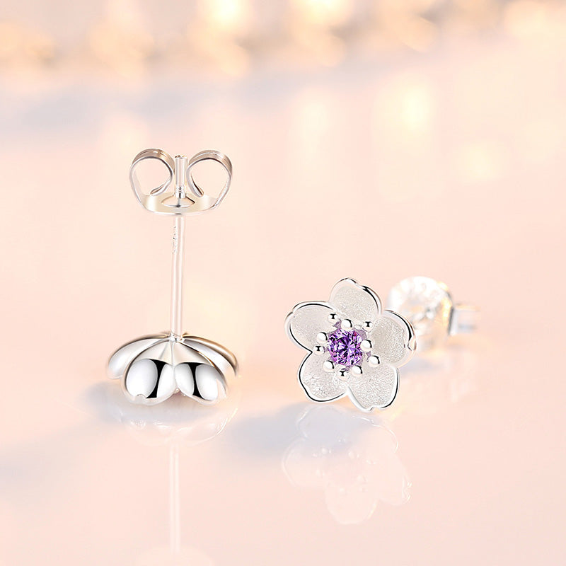 Brinco Flor de Cristal