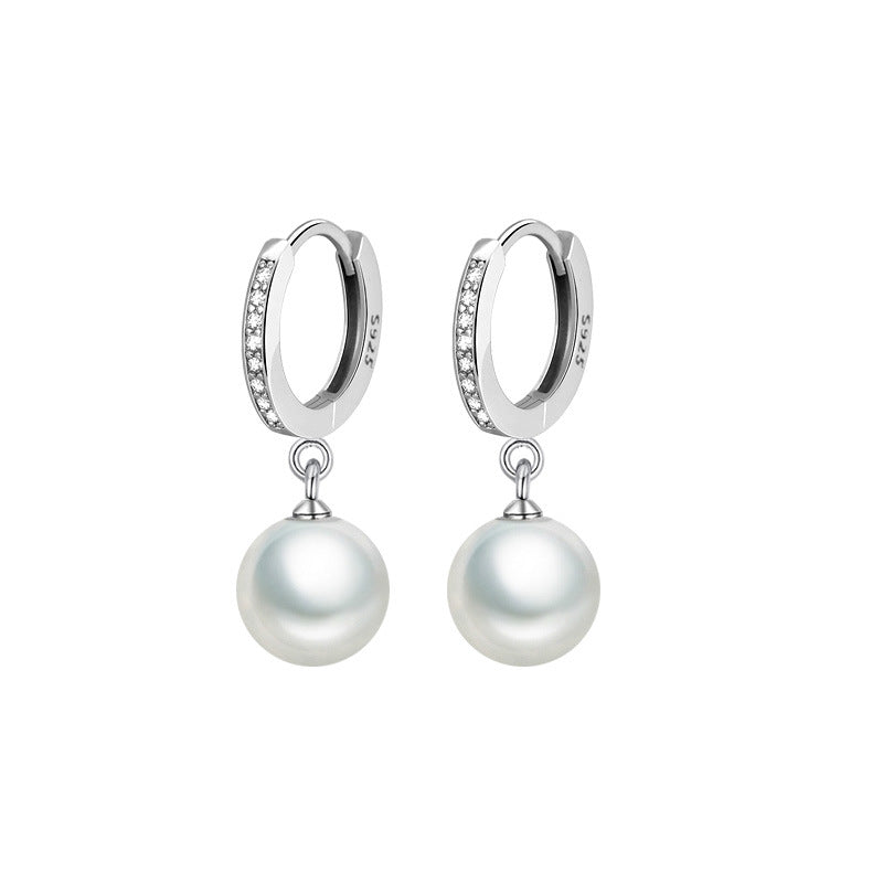 Brinco Argola Elegância Perolada