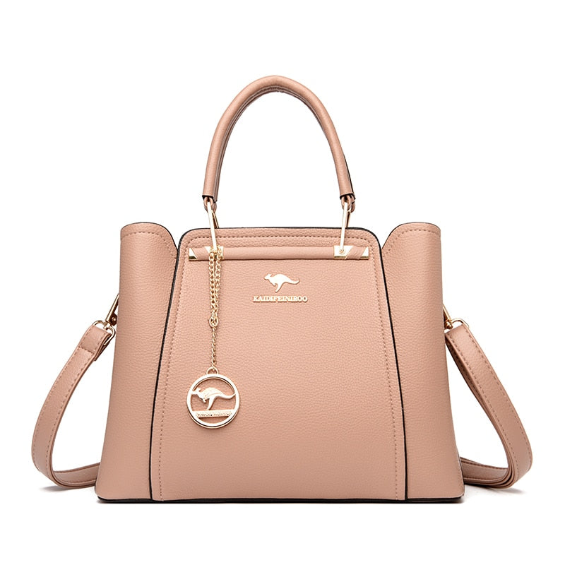 Bolsa de Couro Legítimo Transversal Luxury