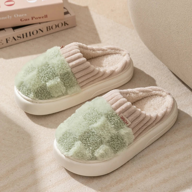 Pantufa Feminina Xadrez