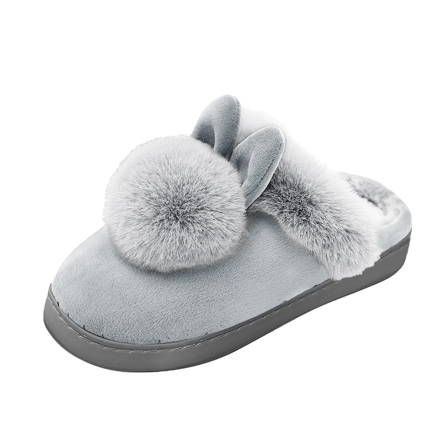 Pantufa Feminina Orelha de Coelho