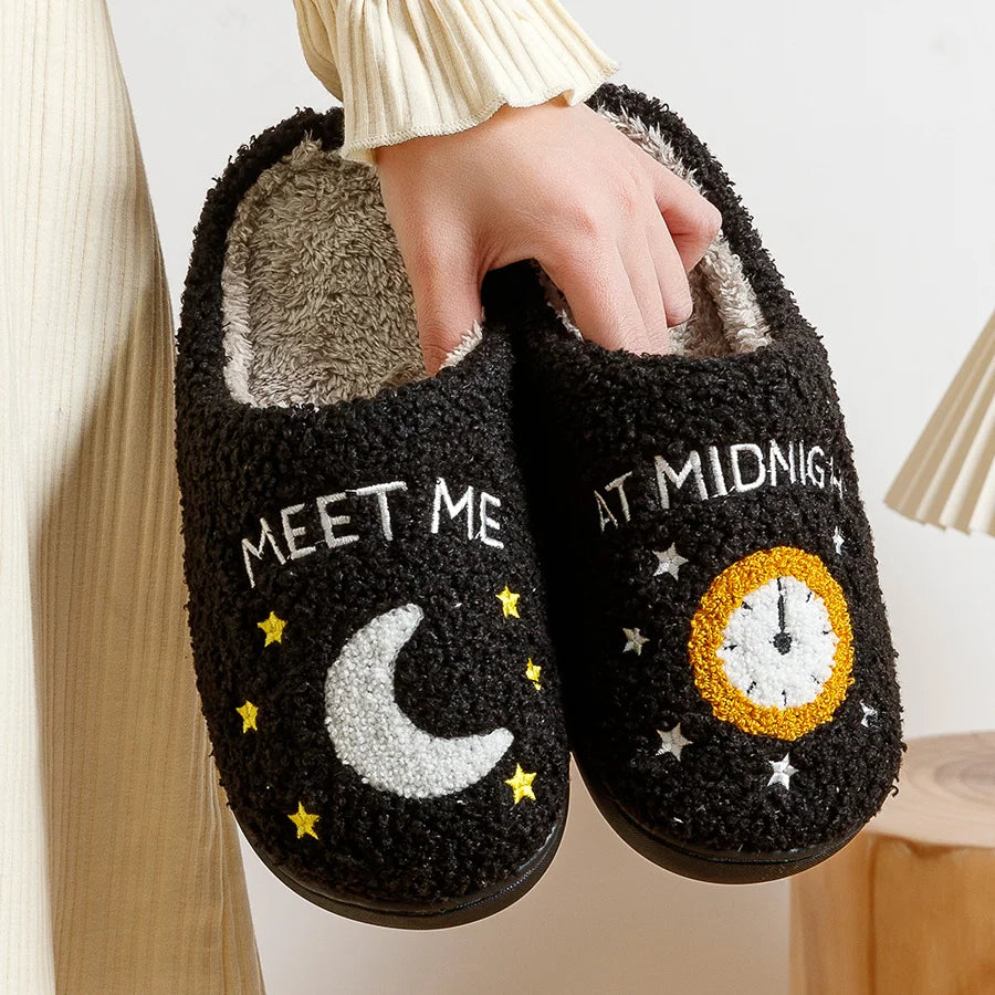Pantufa Feminina Meia-Noite