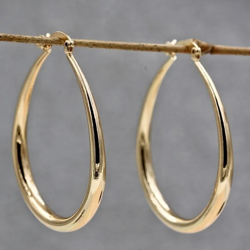 Brinco Argola Banhado em Ouro 18K
