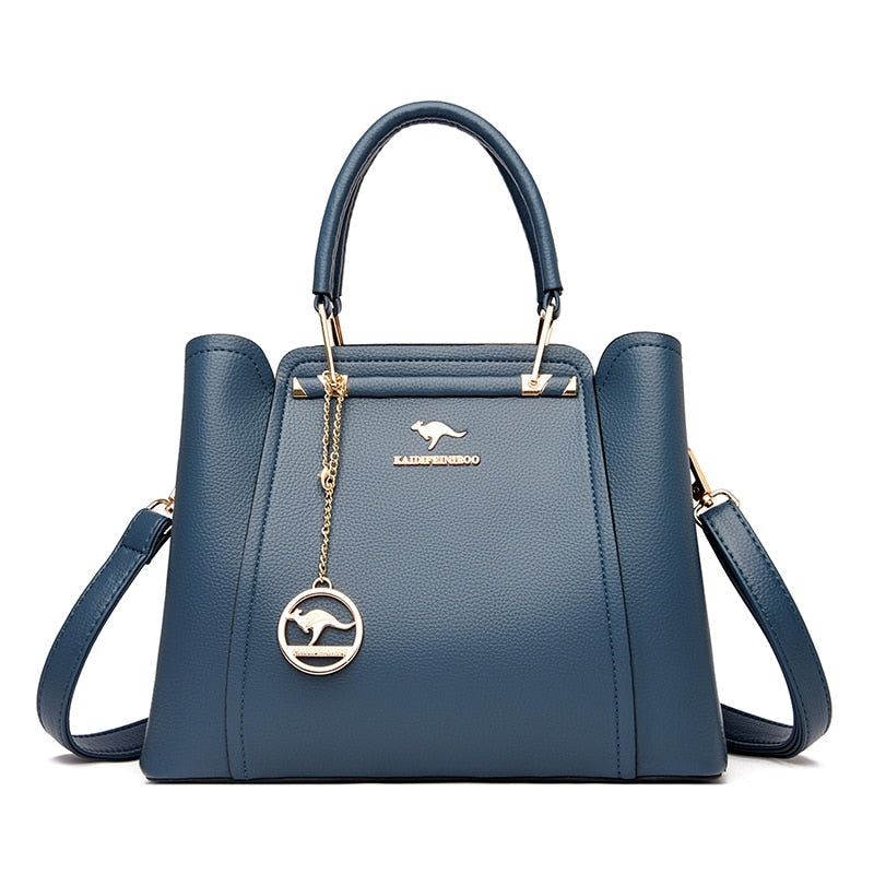 Bolsa de Couro Legítimo Transversal Luxury
