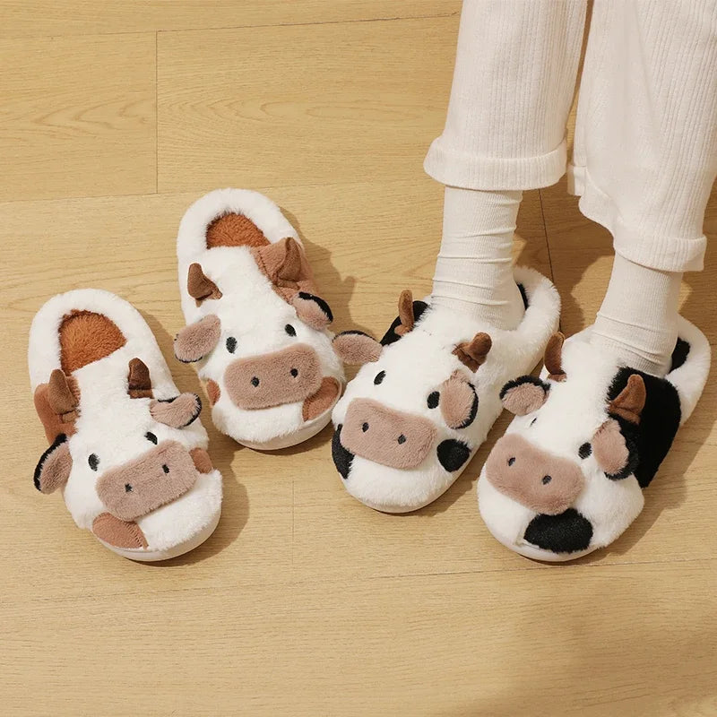Pantufa Feminina Estilo Vaquinha