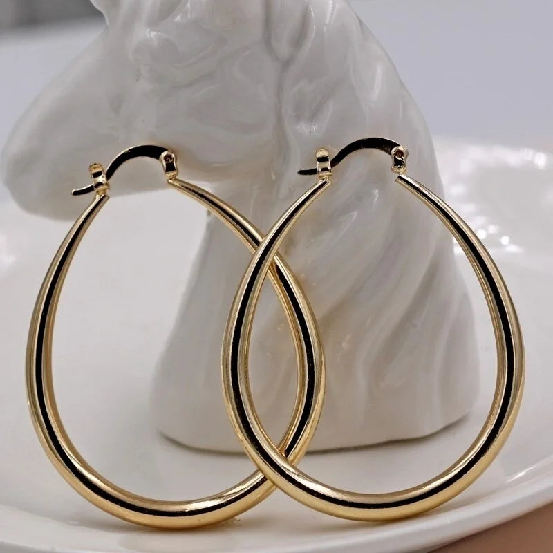 Brinco Argola Banhado em Ouro 18K