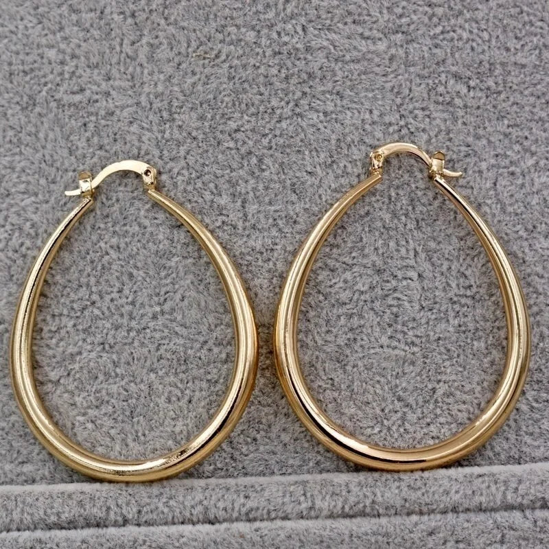 Brinco Argola Banhado em Ouro 18K