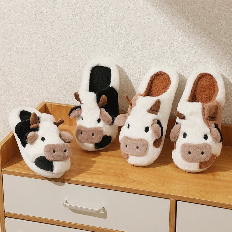 Pantufa Feminina Estilo Vaquinha