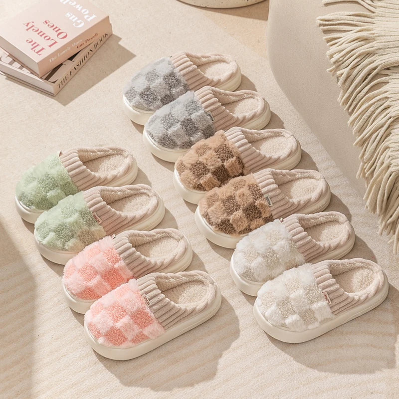 Pantufa Feminina Xadrez
