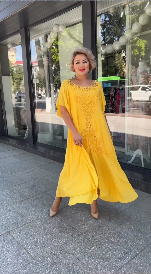 Vestido Lucia Boho Chic Rendado