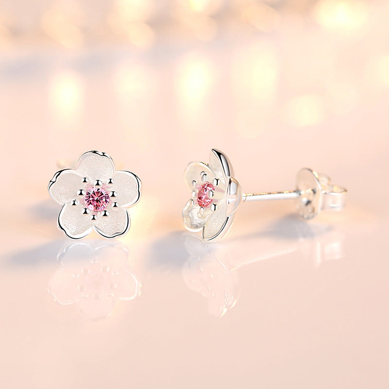 Brinco Flor de Cristal