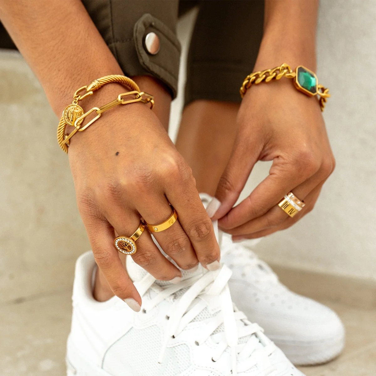 Anel Classic Minimalista Banhado em Ouro 18k