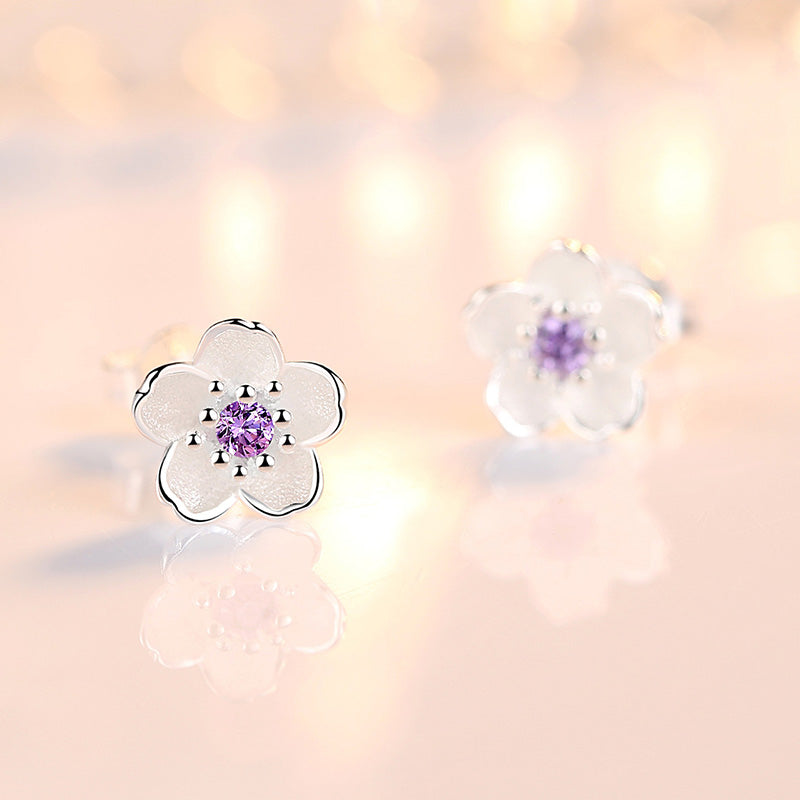 Brinco Flor de Cristal