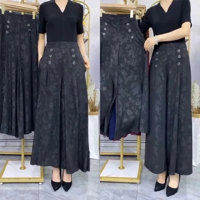 Calça Saia Prestige™ em Seda Gelo / O Sucesso em Conforto & Estilo!