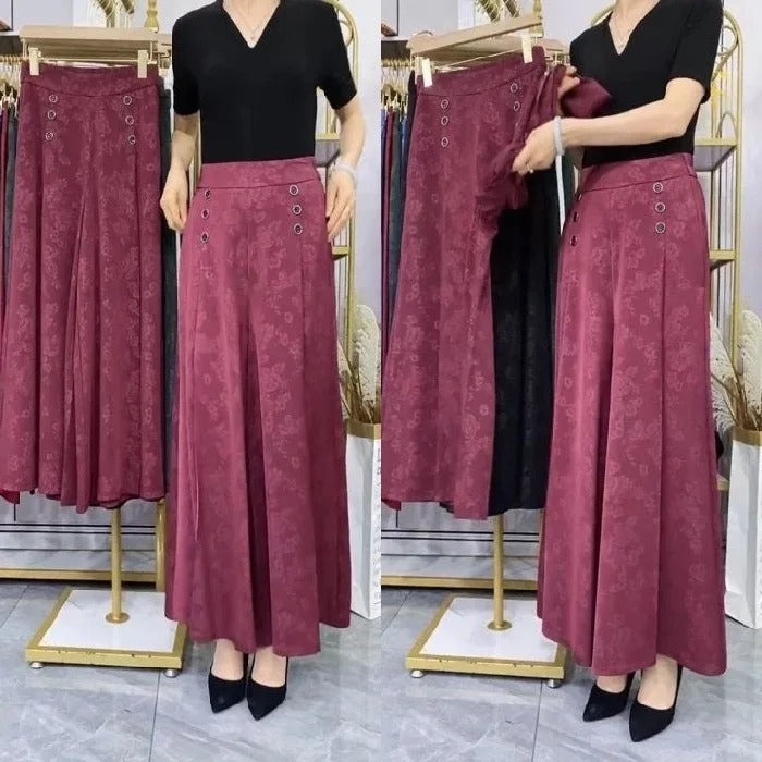 Calça Saia Prestige™ em Seda Gelo / O Sucesso em Conforto & Estilo!