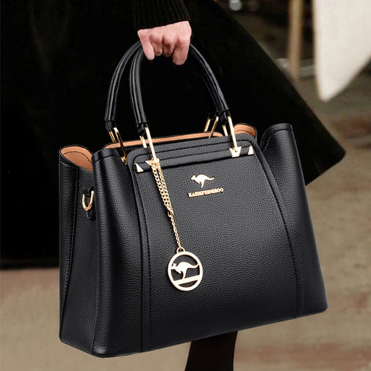 Bolsa de Couro Legítimo Transversal Luxury