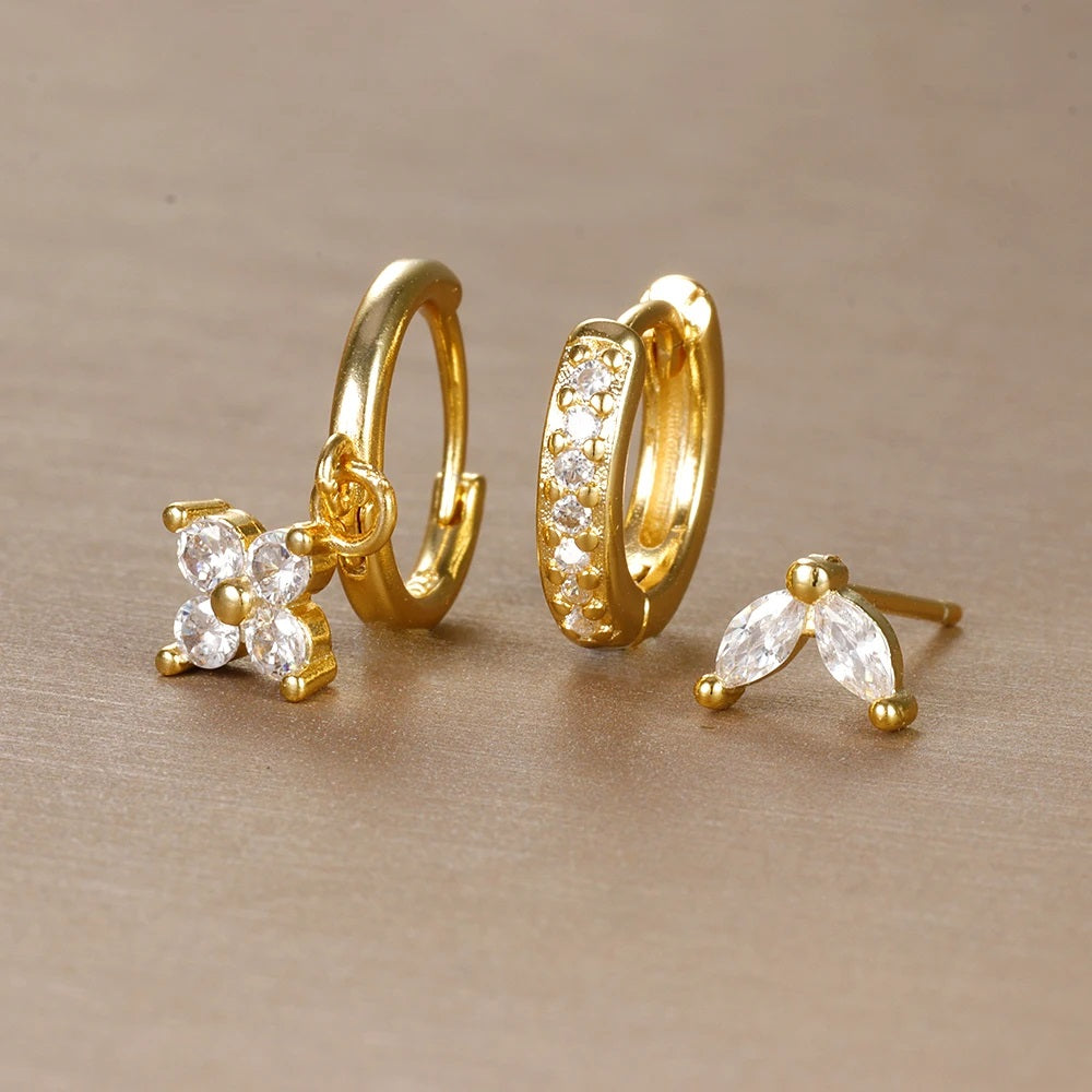 Brincos Trio Elegância