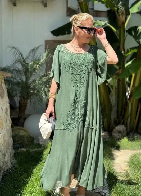 Vestido Lucia Boho Chic Rendado