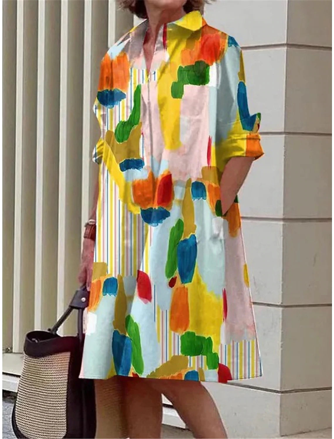 Vestido Arte Vibrante
