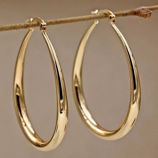 Brinco Argola Banhado em Ouro 18K