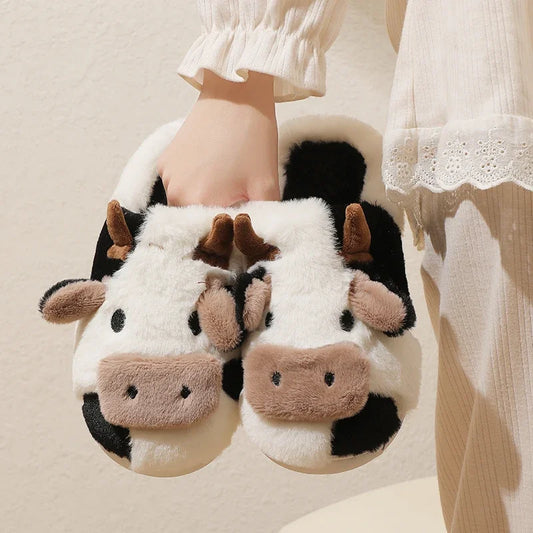Pantufa Feminina Estilo Vaquinha