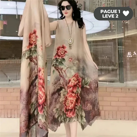 Conjunto de Vestido e Sobretudo Florença™ (Promoção Pre-Inverno)