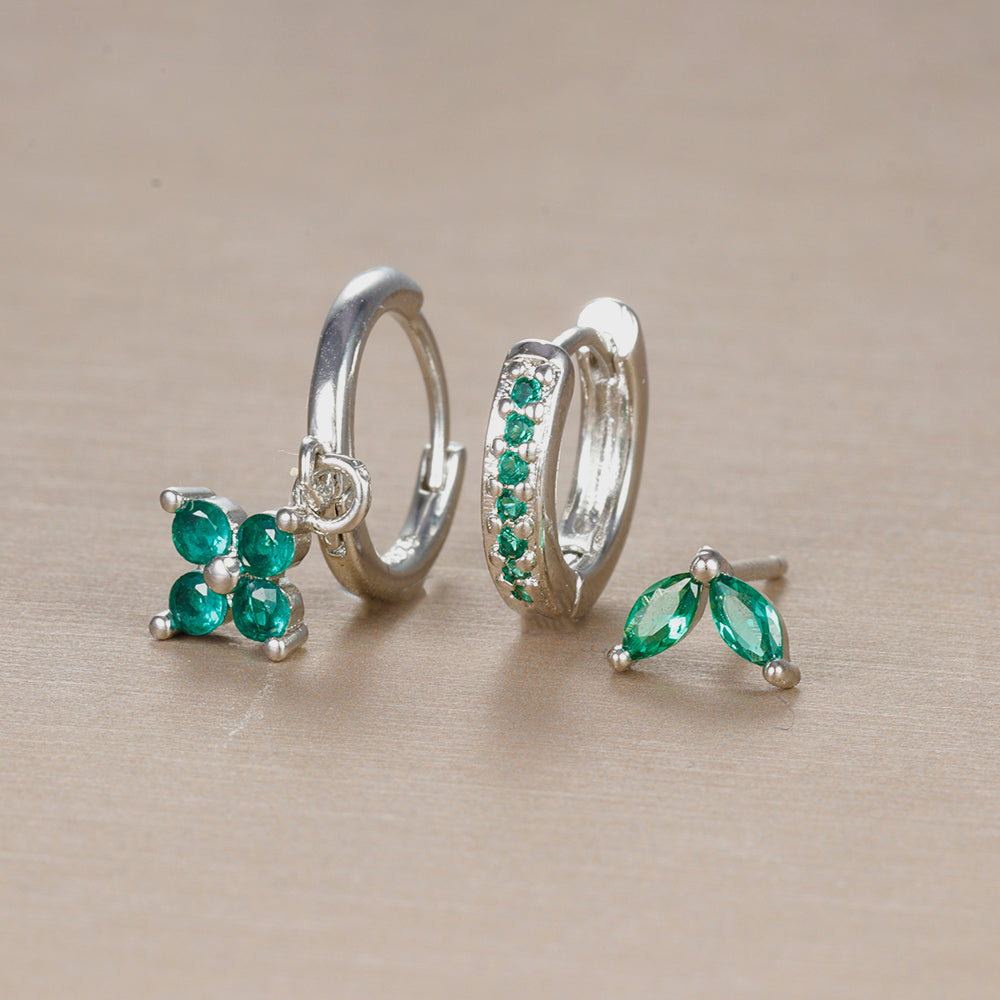 Brincos Trio Elegância