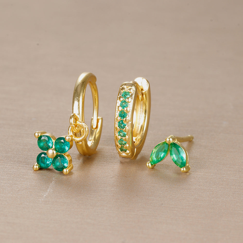 Brincos Trio Elegância